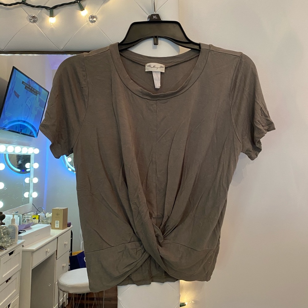 Olive Green Top